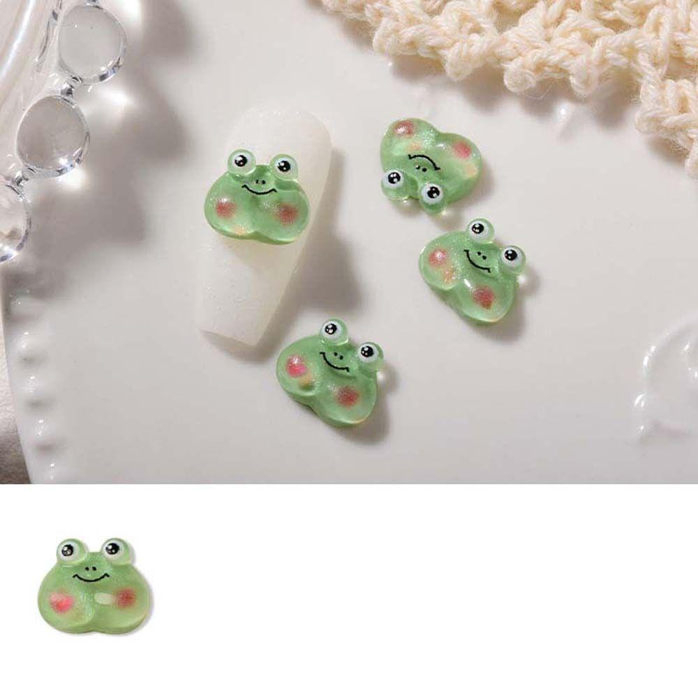 Pig Bears Animal Nail Rhinestones Cartoon Nail Drills Cartoon Nail Decorations 3D Nail Jewelry