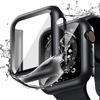 Tempered Glass+cover For Apple Watch Case Accessories 45mm 41mm 44mm 40mm Screen Protector Apple watch series 9 8 7 6 SE 5 4