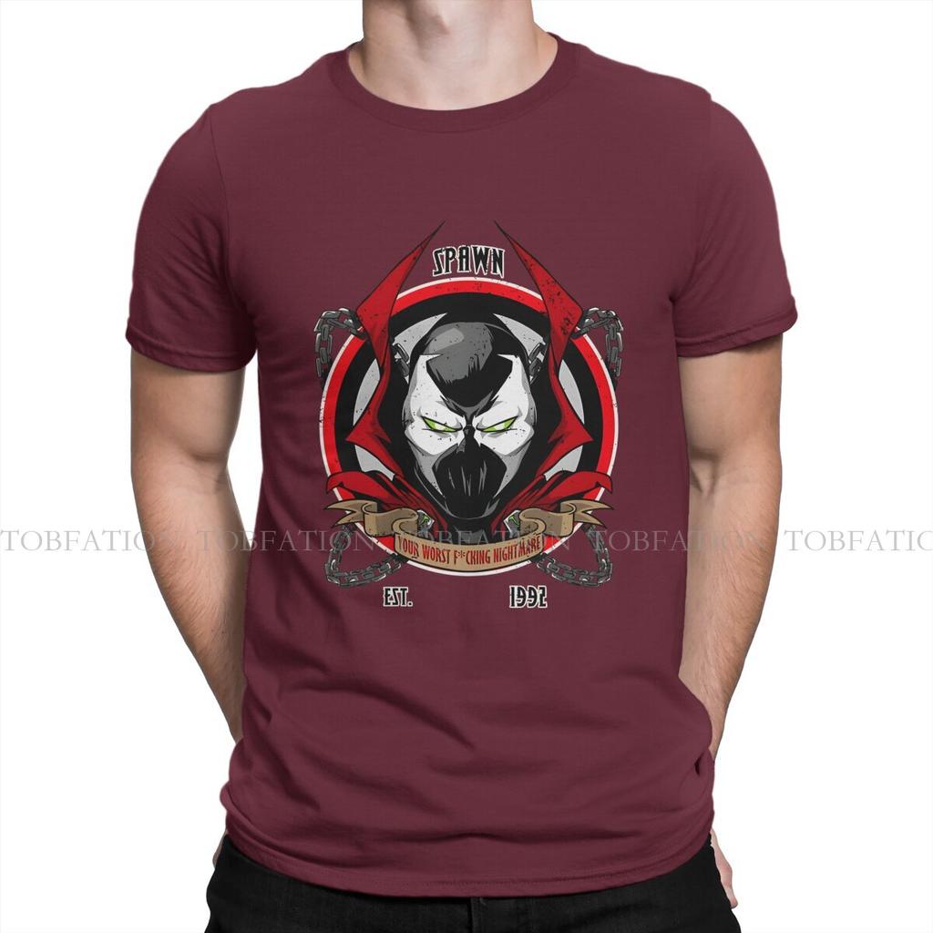 Your Worst Nightmare Men TShirt Spawn Comic Crewneck Short Sleeve 100 Cotton T Shirt Funny High Quality Birthday Gifts