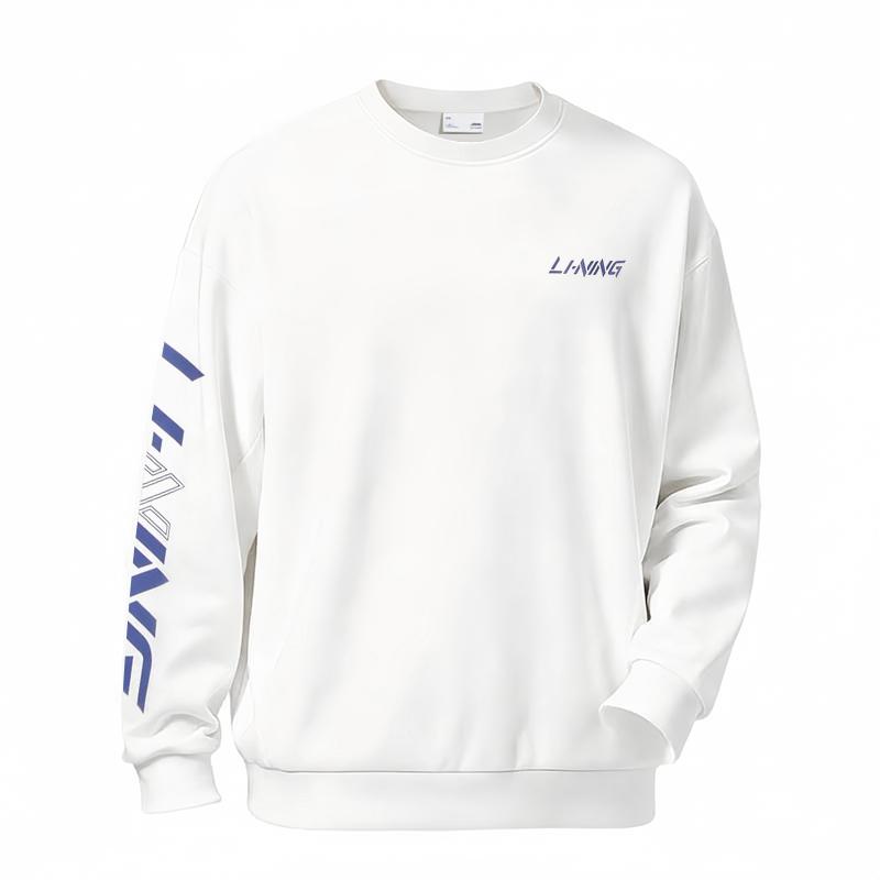 Li Ning Trainingsserie Rundhals Logo Pullover Sweatshirt Unisex Sweatshirt AWDVC45-1