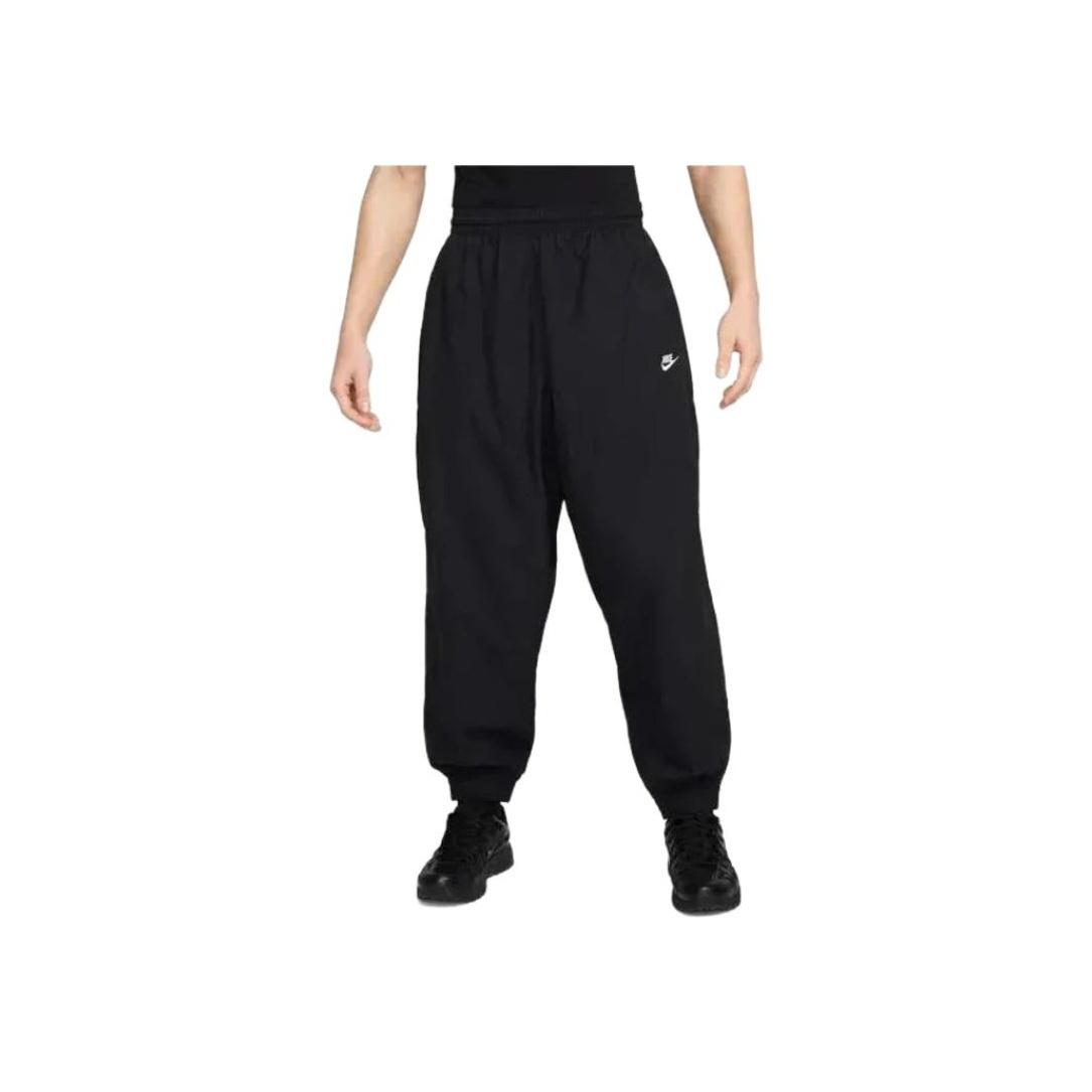 

Nike Logo Loose Fit Elastic Cuff Knitted Sports Pants Men bottoms Black HQ6115-010 XL