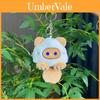 Cute Cartoon Cat Plush Keychain In Soft Short Fur Ideal For Bag Accessories