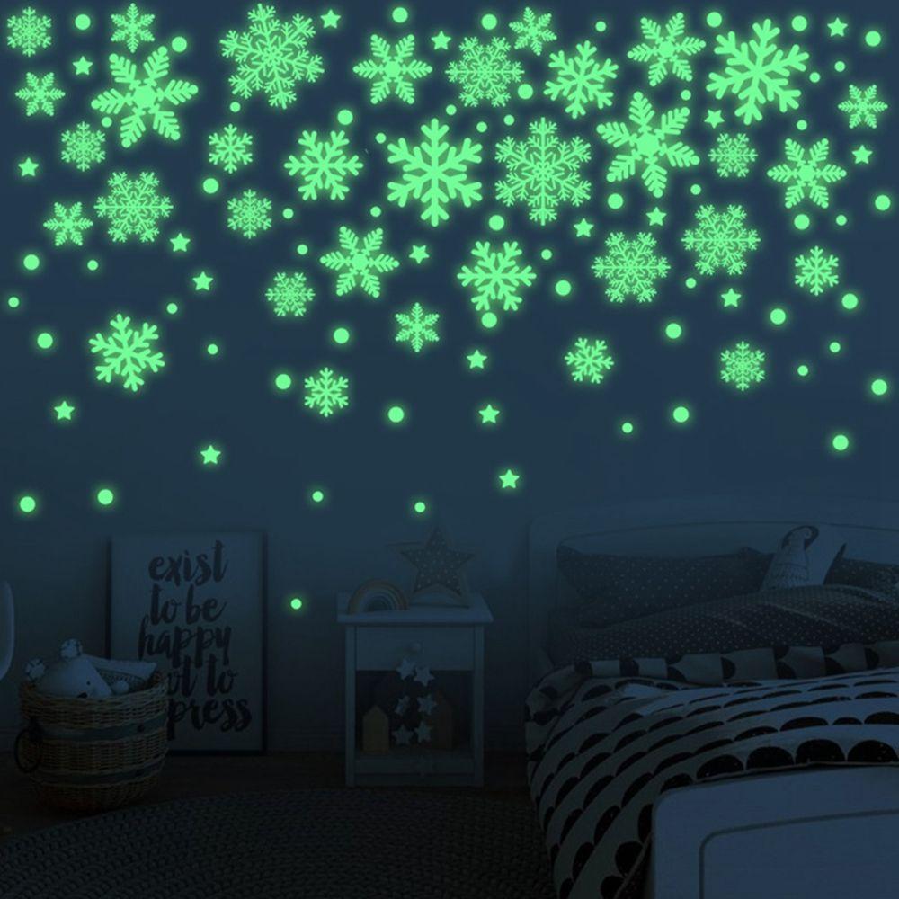 Ornaments Sticker Bedroom Xmas Christmas Decoration Wall Stickers Home Decor Christmas Ornaments