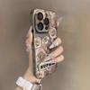 Painted Roses Are Suitable for Apple 16 Mobile Phone Case, New Women's iPhone15promax Cartoon 13pro Electroplating 11.