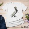 Pelican T-shirt Vintage Bird Graphic Tee Brown Pelican Unisex T-shirt