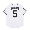 The Sandlot Movie Men's 11 'Yeah-Yeah' 30 'Rooriguez' 5 'Squints' Baseball Jerseys S-3XL