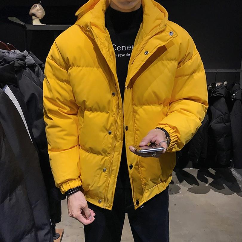 Solid Hooded Parkas Men Jacket Winter Puffer Mens Winter Jackets and Coats M-3XL 2026 Autumn New Arrivals