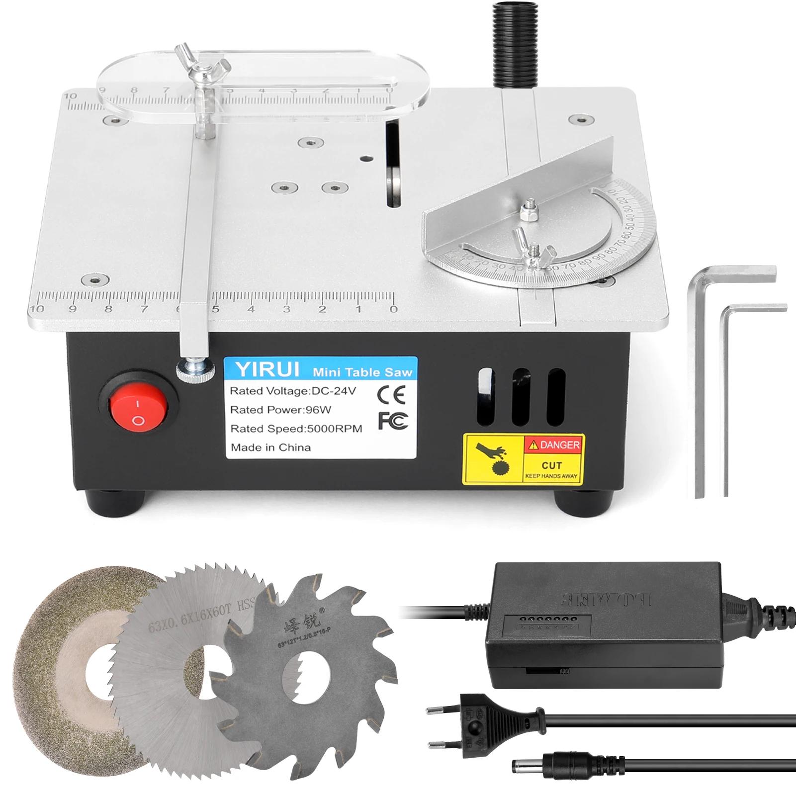 

Міні-багатофункціональна електрична настільна пила Електричні настільні пили Невеликий побутовий ріжучий інструмент Деревообробний верстат Токарний верстат Дереворіз