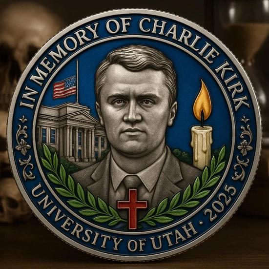 Pamětní mince Charlieho Kirka Pocta pravdě svobodě Pamětní mince Inspirativní suvenýr pro fanoušky