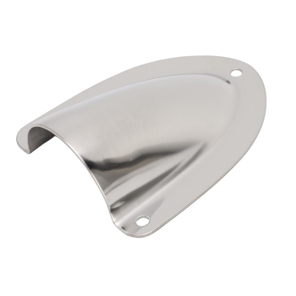 4.7 X 3.9 X 1.4in Marine Wire Vent Cover 316 Stainless Steel Polished Finish Clamshell Vent Cover for Yacht Speedboat