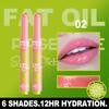 Mirror Glass Solid Lip Glaze Water Light Creamy Lip Gloss 12Hr Moisturizing Tint Avocado Lip Oil Balm Press Lipstick Cosmetic