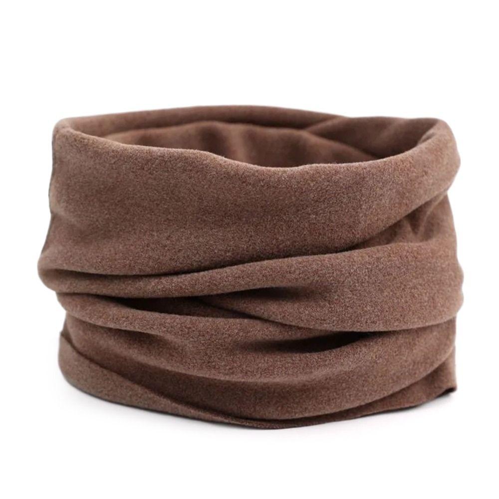 Fashion Velvet Neck Warmer Thickened Lining Keep Warm Neck Scarves Soft Windproof Sport Scarf Winter