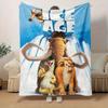 1pc, Ice Age Home Decor Throw Blanket, Perfect for Couch, Bed, Travel, Camping, Car, Beach, Office Nap, Ideal Gift for Animal LoversC050