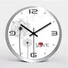 Metal Stainless Steel Silent Wall Clock Creative Fashion Living Room Aluminum Wall Clock Clock