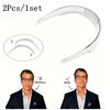 1 Set Adjustable Smooth Collar Support, Invisible Embedded Shirt Collar Shaper, Unisex Collar Fixer for Business Formal Shirts