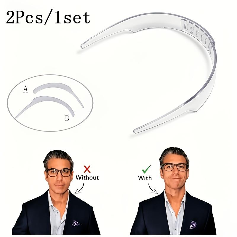 1 Set Adjustable Smooth Collar Support, Invisible Embedded Shirt Collar Shaper, Unisex Collar Fixer for Business Formal Shirts