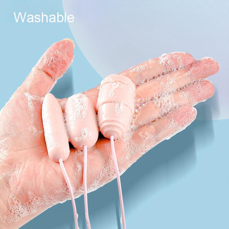 Vibrators USB Double Vibrating Egg Clitoris Stimulator Vagina Massage Vibrator Bullet Female Masturbators Sex Toys For Woman 18
