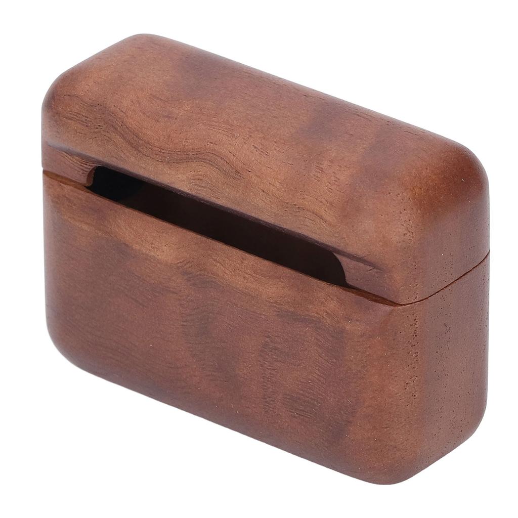 Wood Bluetooth Earphone Case Elegant Stylish Fine Polished Bluetooth Earbuds Protective Cover Case for IOS Pro Eaubuds