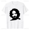 Neue Charles Manson Kurzarm Ästhetik Harajuku Streetwear Lässig Einzigartig Mode Belüftet Herren Sommer Bedrucktes T-Shirt Oberteile