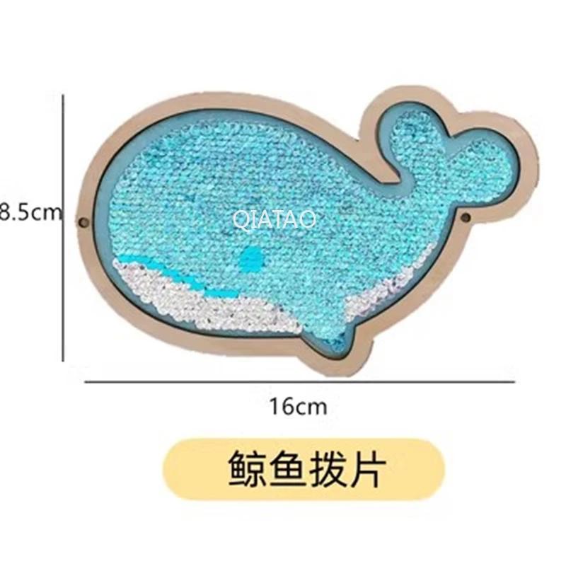 DIY Wood Accessories Montessori Busy Board Castle Sheep Animal Whales Bus Wall Toy Training Material Pack Educational Toy For Ch