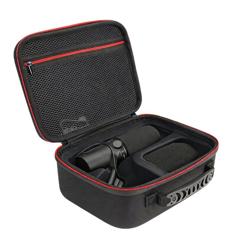 

Extended Use Storage Pouch For SM7B/SM7dB/MV7X/MV7+/MV6 /MV7 Studio Mics Impact Absorbing Pressure Resistant Shell Bag 1