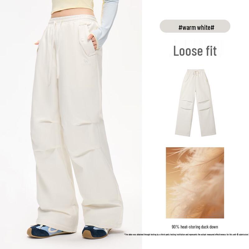 Camel Women's Water-Resistant Down Paratrooper Pants