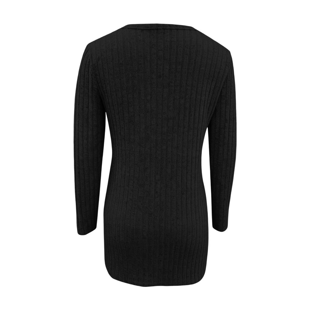 Women's V-Neck Long Sleeve Pullover Sweatshirt