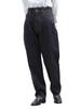 Denim Tapered Size Black Women's Pants, M,