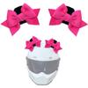 2Pcs Motorcycle Helmet Decoration Butterfly Knot Ears Moto Riding Sking Helmet For Riding Sking Helmet Sticker Accessories