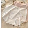 Women Mid Waist Seamless Antibacterial Ice Silk Panties With Pure Cotton Crotch