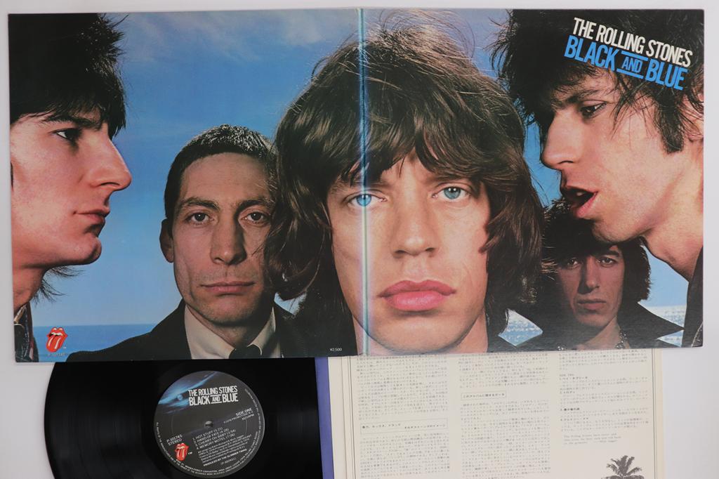 LP Record ROLLING STONES - Black And Blue P10174S ROLLING STONES 1976 Japan Rock Used