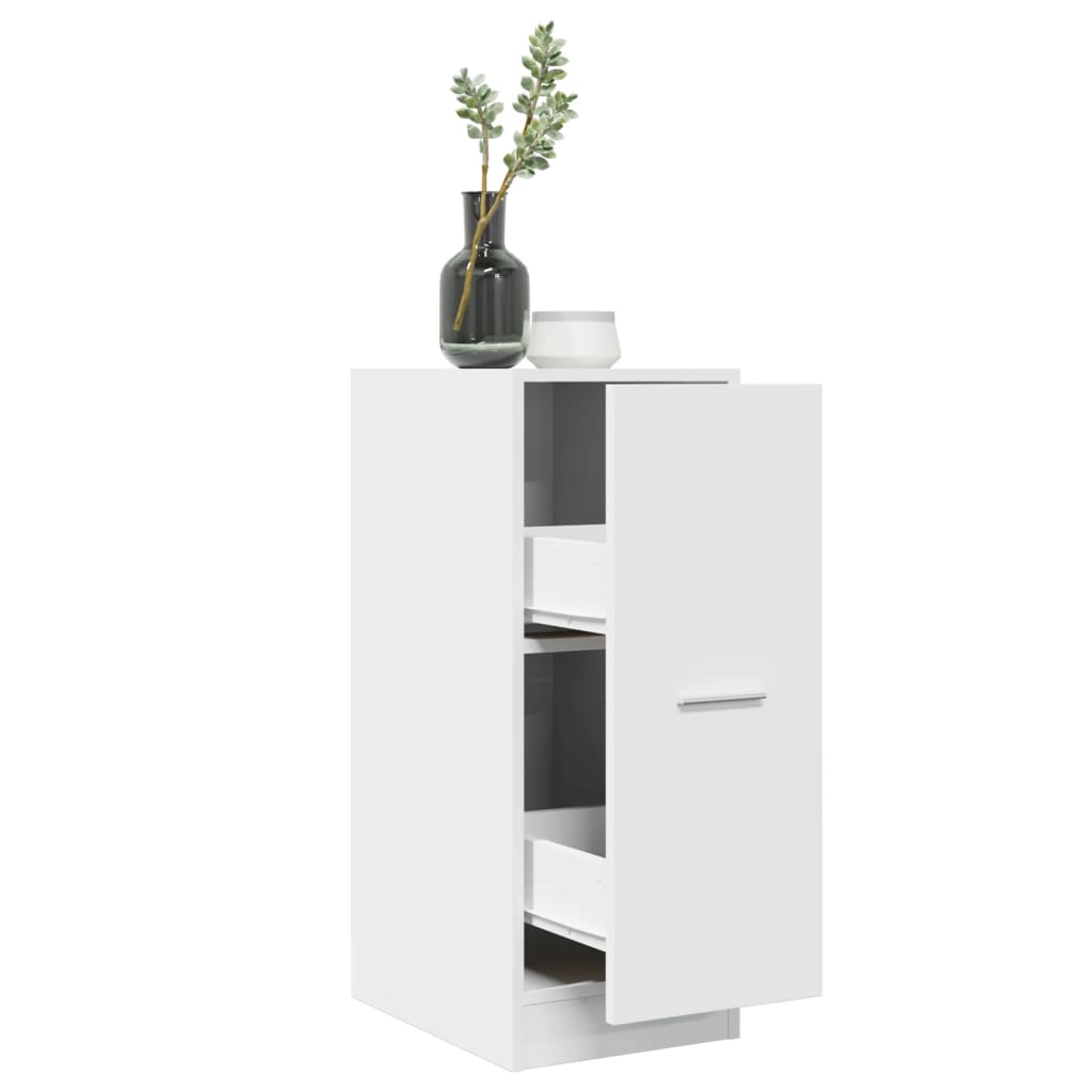 Pharmacy Cabinet White 30 x 41 x 77.5 cm Particleboard