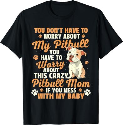 Du musst dir keine Sorgen um meinen Pitbull machen - Tier Haustierbesitzer Geschenk Unisex T-Shirt