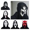 Suit Scream Adult Mask Ghost Face Cosplay Halloween Dress Party Decor Accessory