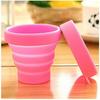 Carefully Selected 130ml Collapsible Silicone Travel Cup with Lid