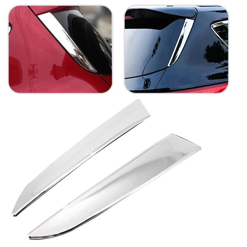 For Ford Escape Kuga 2 2013 2014 2015 2016 2017 2018  Chrome Rear Window Spoiler Cover Trim Pillar Posts Decoration