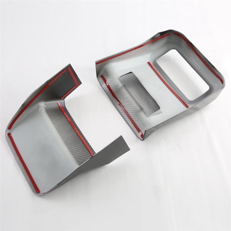 A03Z-For Toyota Land Cruiser 250 Prado J250 LC250 2024 Rear Air Vent Cover Anti-Kick Panel Trim Accessories