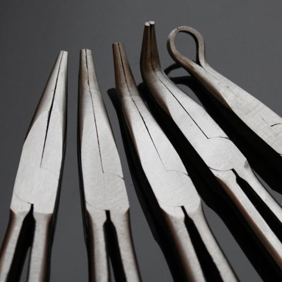 11inch Extra Long Nose Pliers O-shape Straight 25/45/90 Degree Bent Tip Tool