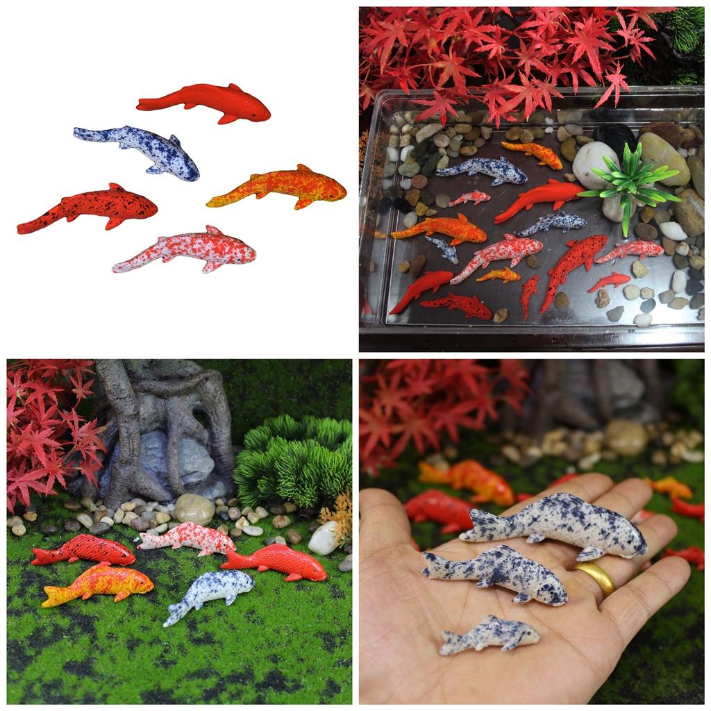Landscape Colorful Goldfish Decors Fish Tanks Decorations for Aquariums Terrarium Shrimp Goldfish Fish Ornaments