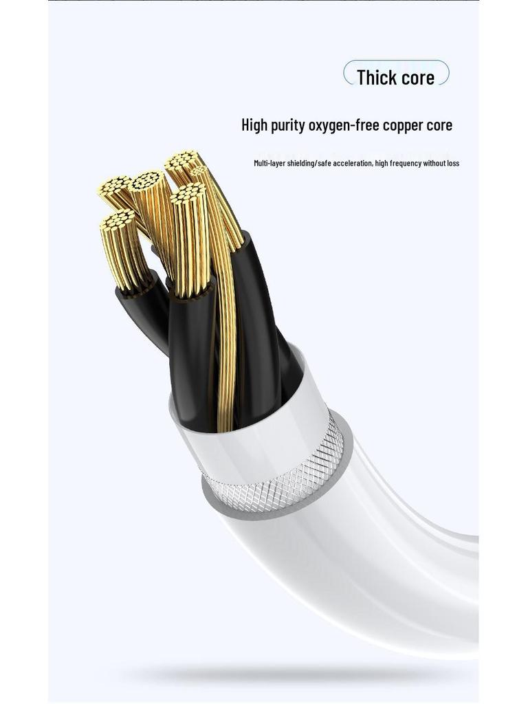 HD Screen Mirroring Device, No Power Needed, Fast Charging, Built-in Chip, Compatible with Apple Type-C To HDMI Projectors