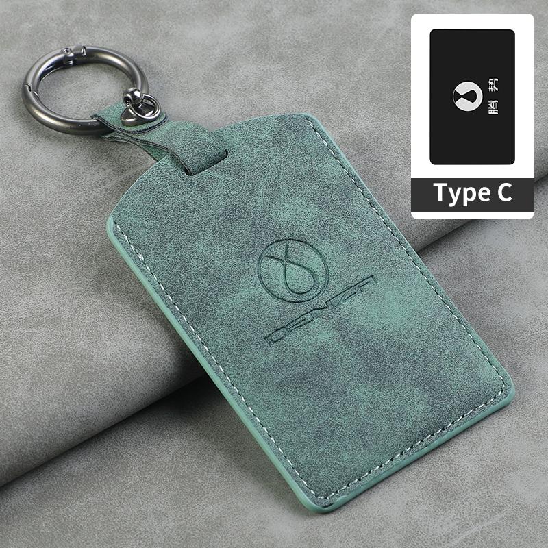 Car Smart NFC Card Key Case Cover Key Bag Shell Holder Protection Fob For Denza D9 N8 N7 Keychain Auto Styling Accessories