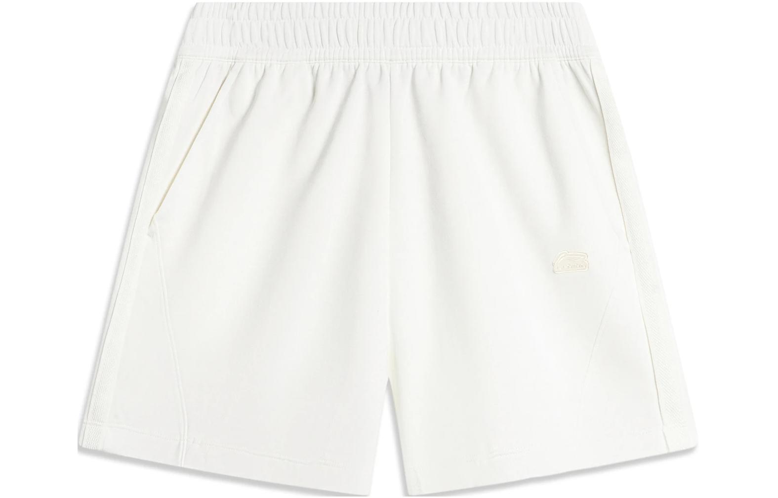 Li Ning Sports Trendy Collection Casual Shorts Women s Ivory AKSU328-1 L