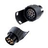 7 Pin To 13 Pin Plug Adapter Trailer Connector 12V Towbar Towing Waterproof Plugs Socket Adapter