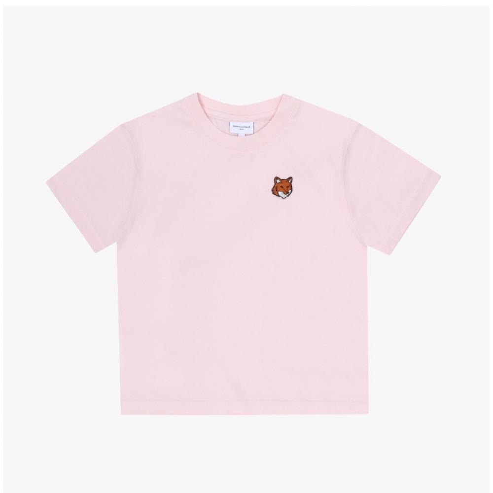 Maison Kitsune Детская футболка с коротким рукавом и нашивкой-лисой 0580 Mqujt00kjbit2 MQUJT00KJBIT2 0580 (6A)