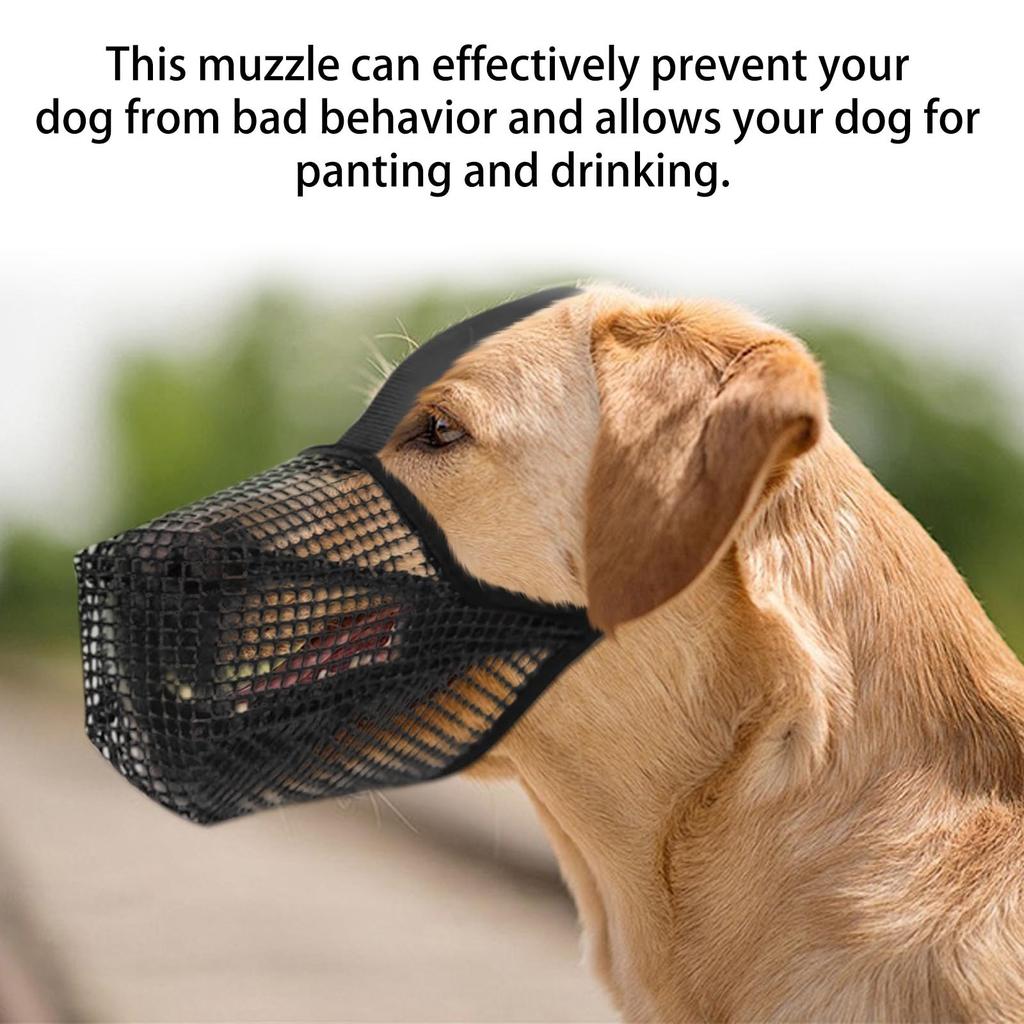 Muzzle Mask Lick Proof And Proof Breathable Drinking Water Adjustable Pet Muzzle Muzzle Pet Muzzle