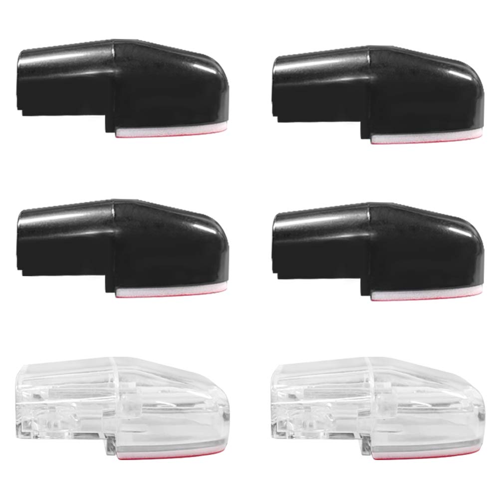 3 Pairs (6pcs) Deer Whistles FineGood Truck Motorcycle Car Plastic Deer Whistles Alarm Road