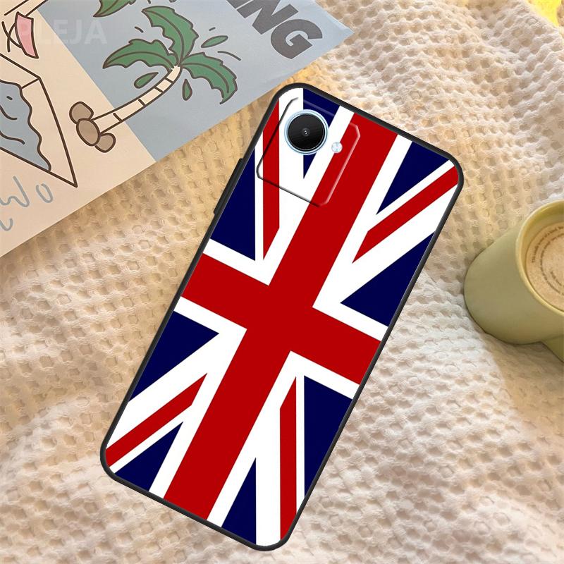 

Union Jack British England UK Flag Case For Realme C71 C75 C61 C53 C55 C33 C63 C51 C65 C67 11 12 13 14 Pro Plus GT6 GT7 15 Pro Realme C15