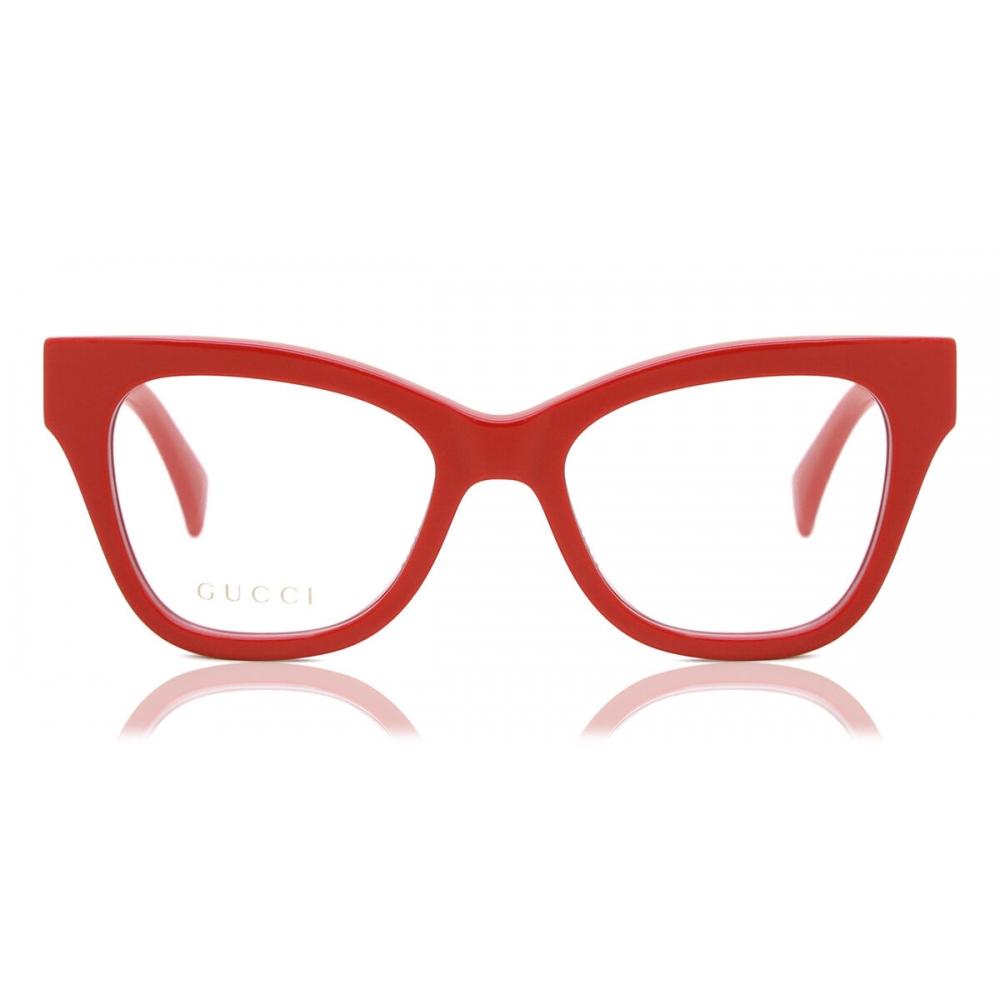 

Gucci Gg1133o 005 Women Eyeglasses Red/52