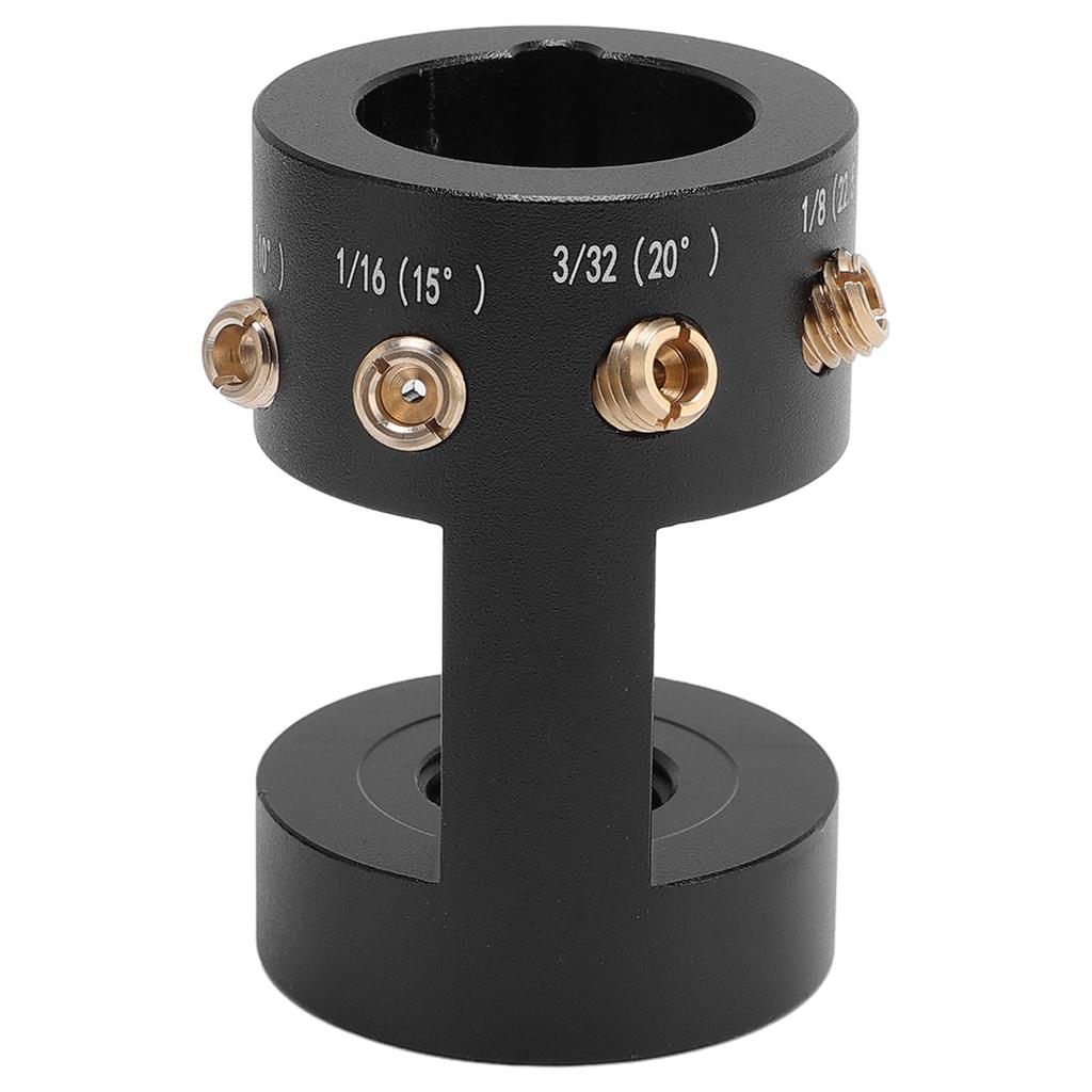 WIG Wolframschleiferkopfwerkzeug mit 4 Messing-Führungsschrauben Mehrwinkelverstellung Versetztes Wolframschleifwerkzeug für