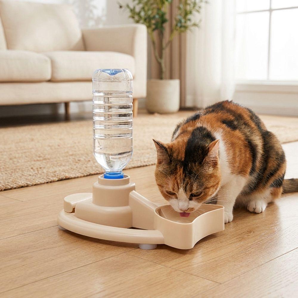 Stable Base Cat Automatic Water Dispenser Large Capacity Pet Drinking Station Travel